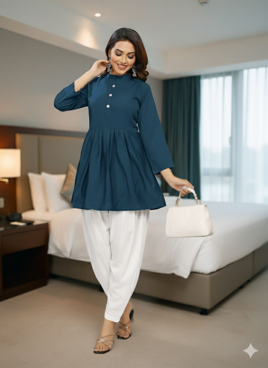 Women's stylish dress Top with Palazzo