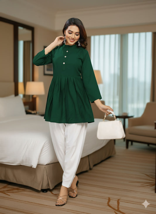 Women's stylish dress Top with Palazzo