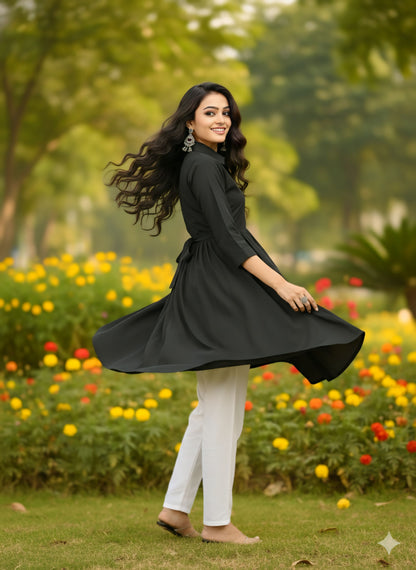 Women's classic dress Top with Palazzo