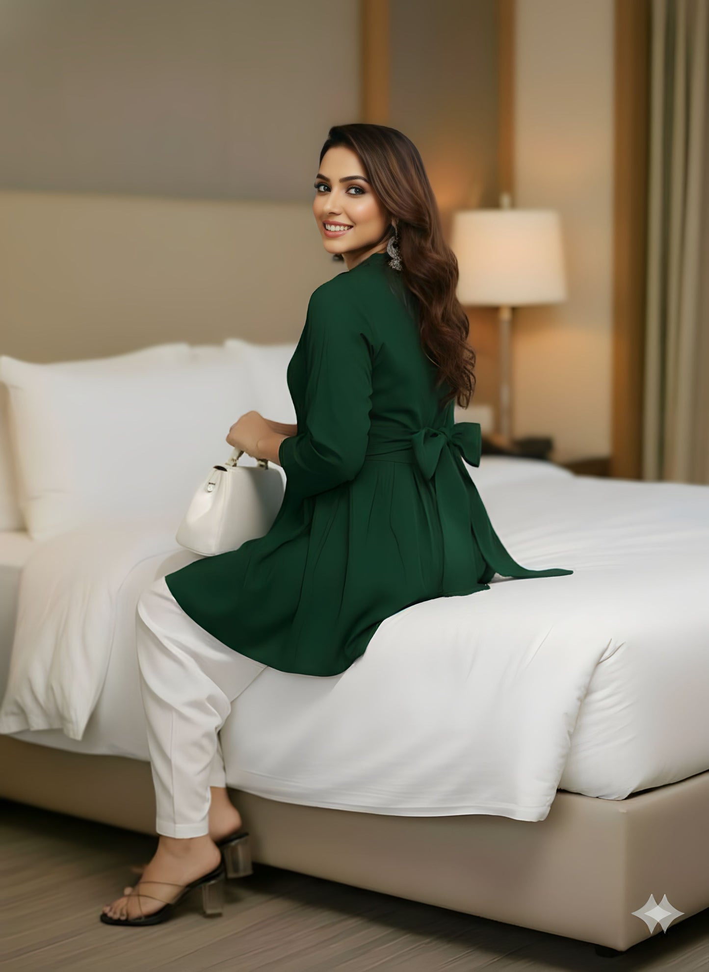 Women's stylish dress Top with Palazzo