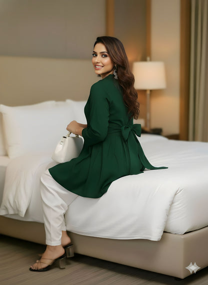 Women's stylish dress Top with Palazzo