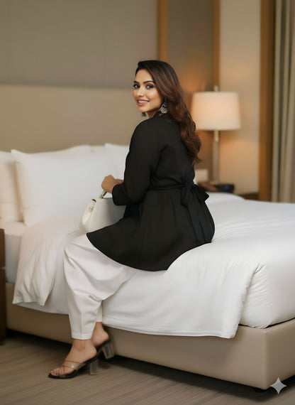 Women's stylish dress Top with Palazzo