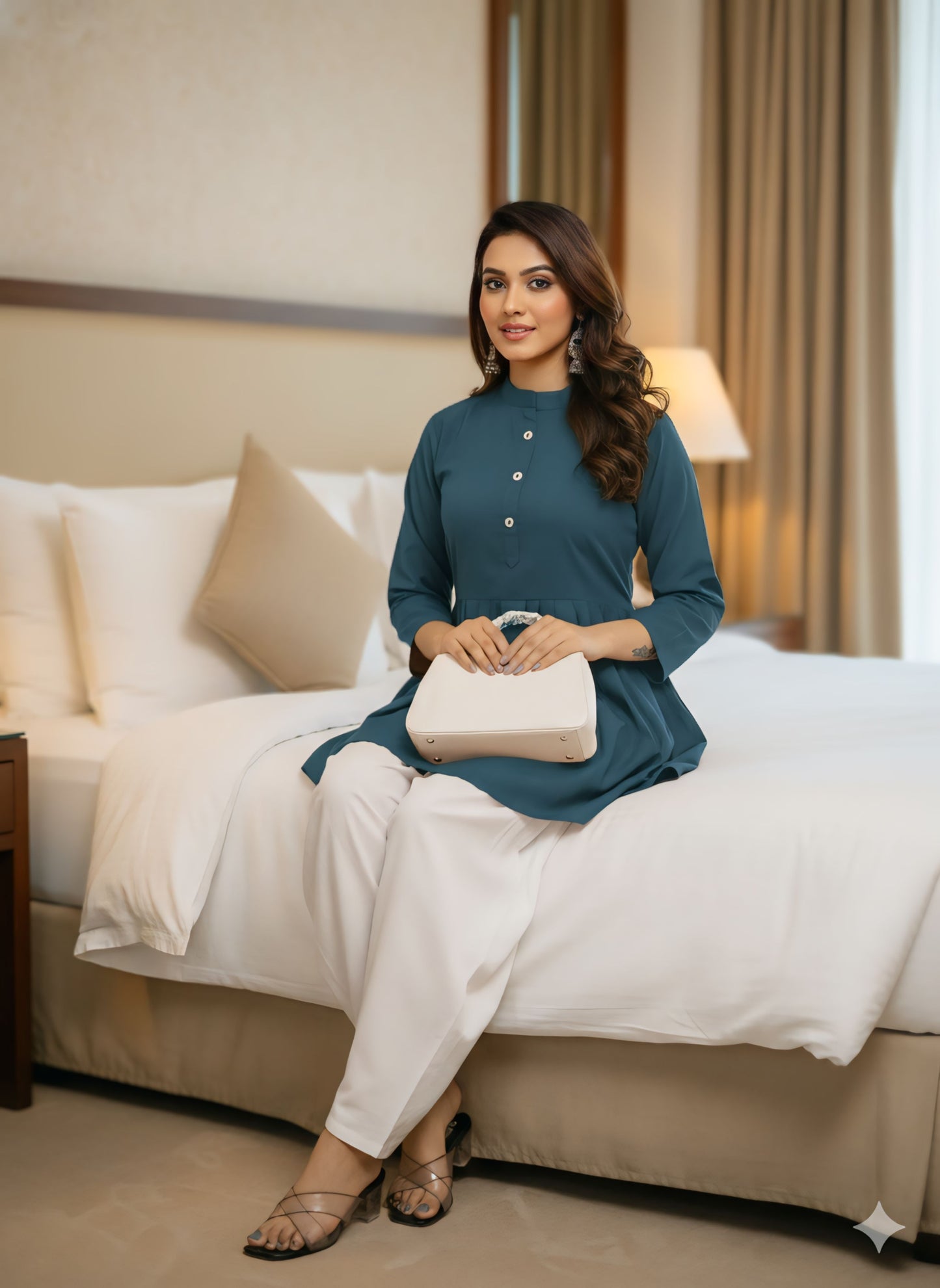 Women's stylish dress Top with Palazzo