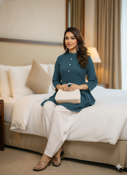 Women's stylish dress Top with Palazzo