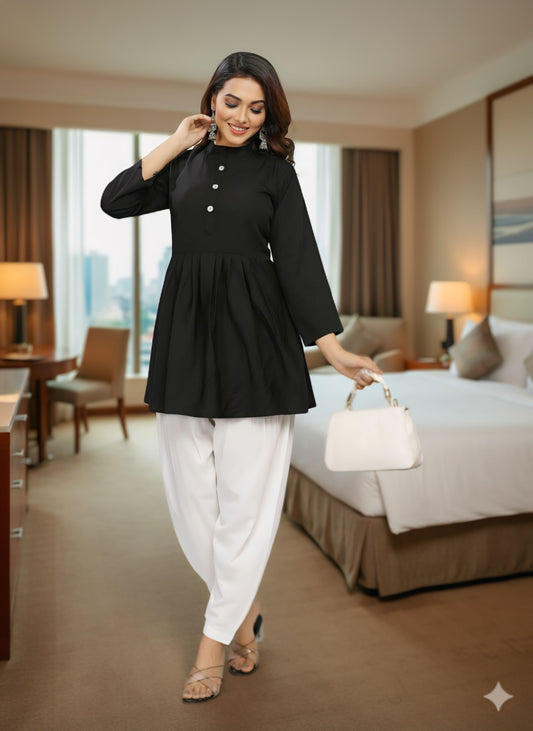 Women's stylish dress Top with Palazzo