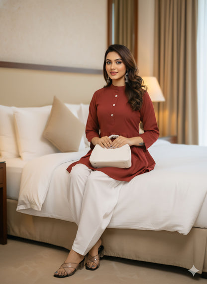 Women's stylish dress Top with Palazzo