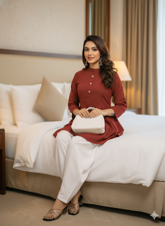 Women's stylish dress Top with Palazzo