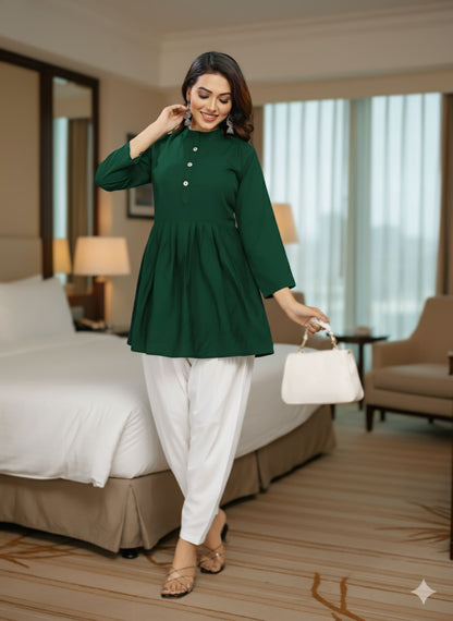 Women's stylish dress Top with Palazzo